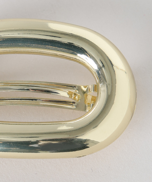 B.C STOCK（ベーセーストック）の「【WEB＋一部店舗限定】オーバルメタルバレッタ（ネックレス・レディース・ゴールド/シルバー・FREE）」の10枚目の写真