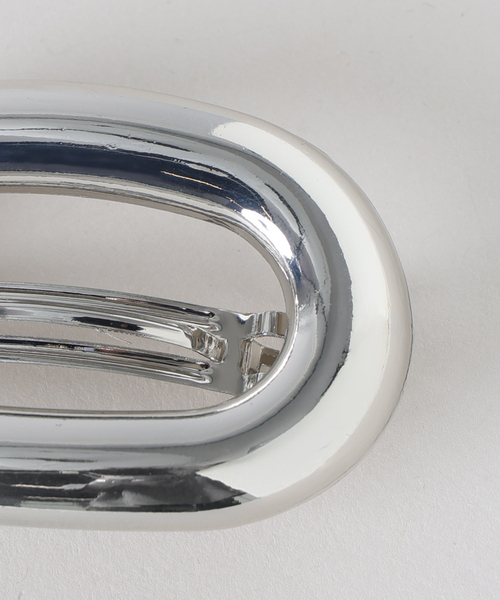 B.C STOCK（ベーセーストック）の「【WEB＋一部店舗限定】オーバルメタルバレッタ（ネックレス・レディース・ゴールド/シルバー・FREE）」の12枚目の写真