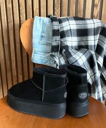 EMU Australia（エミューオーストラリア）の「[EMU Australia/エミュ オーストラリア] 厚底 ショート ムートンブーツ（ブーツ）」