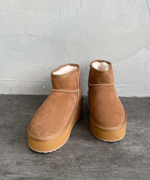 EMU Australia/エミュ オーストラリア] 厚底 ショート ムートンブーツ