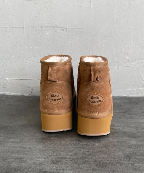 EMU Australia/エミュ オーストラリア] 厚底 ショート ムートンブーツ