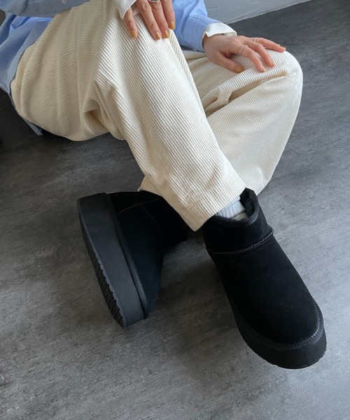 EMU Australia/エミュ オーストラリア] 厚底 ショート ムートンブーツ