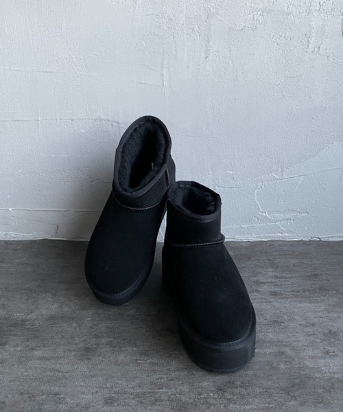 EMU Australia/エミュ オーストラリア] 厚底 ショート ムートンブーツ