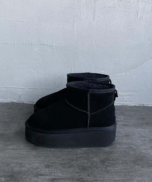 エミュー 厚底ショートブーツ 23㎝ EMU Australia（エミュ オーストラリア） エミュー レディース 厚底