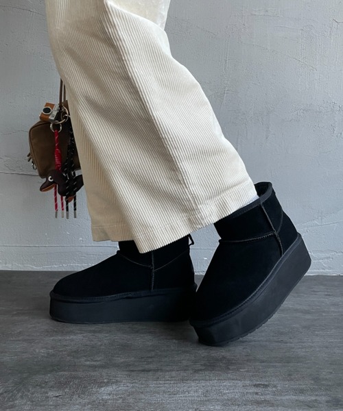 EMU Australia/エミュ オーストラリア] 厚底 ショート ムートンブーツ