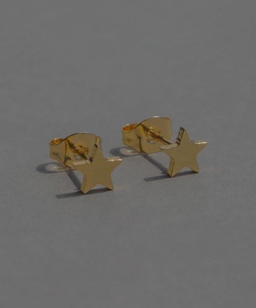 abaskdesign（アバスクデザイン）の「金属アレルギー対応　シンプルスターピアス（ピアス（両耳用）・レディース・ゴールド/シルバー・FREE）」の14枚目の写真