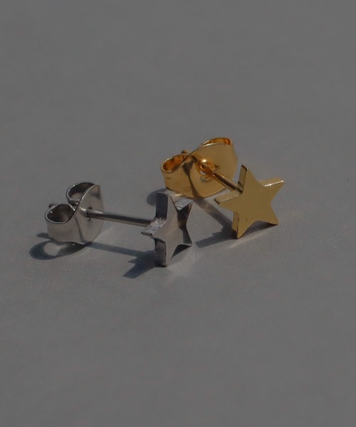 abaskdesign（アバスクデザイン）の「金属アレルギー対応　シンプルスターピアス（ピアス（両耳用）・レディース・ゴールド/シルバー・FREE）」の7枚目の写真