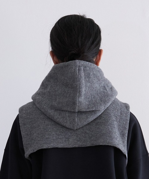 G.V.G.V.(ジーヴィージーヴィー)の「G.V.G.V. BALACLAVA(ニットキャップ/ビーニー・レディース・ナチュラル/ダークグレー・FREE)」の8枚目の写真