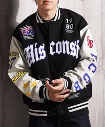 セール】ROCAWEAR/ロカウェア MELTON VERSITY JK(CN)（スタジャン