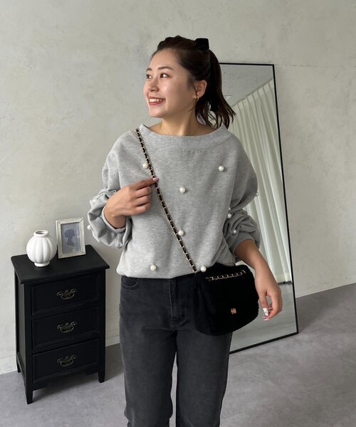 prose verse（プロズヴェール）の「【MOMO】ワイドボートネックパール