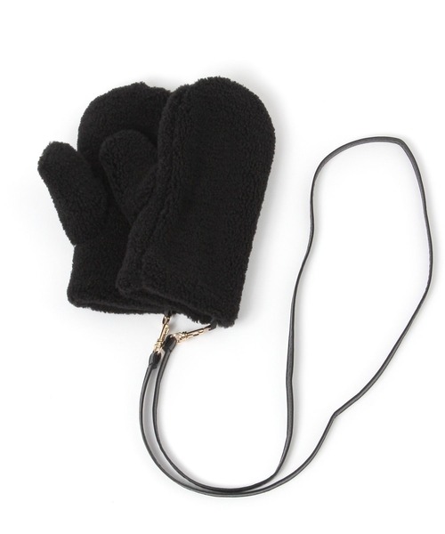 FOUND GOOD（ファウンドグッド）の「コードツキボアミトン（手袋・レディース・ベージュ/グレー系8/アイボリー/ブラック・FREE）」の8枚目の写真