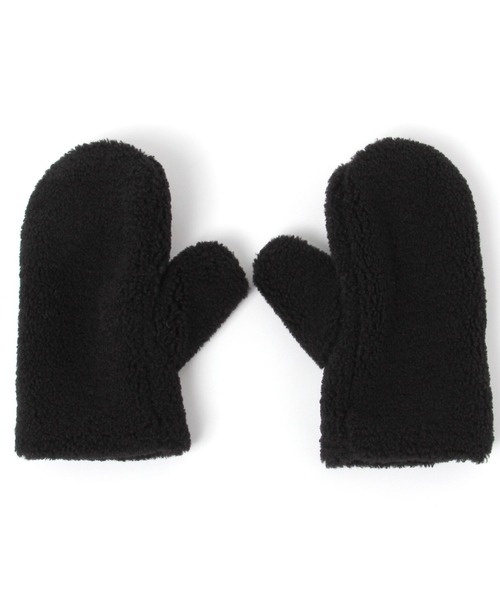 FOUND GOOD（ファウンドグッド）の「コードツキボアミトン（手袋・レディース・ベージュ/グレー系8/アイボリー/ブラック・FREE）」の11枚目の写真