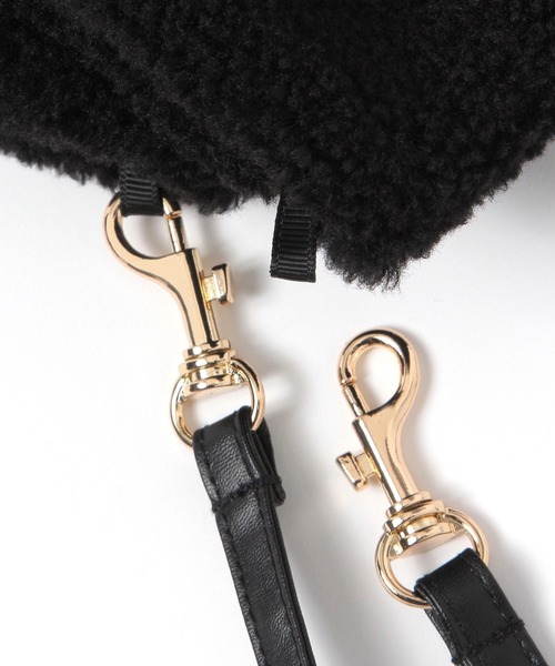 FOUND GOOD（ファウンドグッド）の「コードツキボアミトン（手袋・レディース・ベージュ/グレー系8/アイボリー/ブラック・FREE）」の13枚目の写真