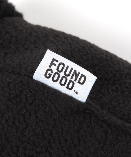 FOUND GOOD（ファウンドグッド）の「コードツキボアミトン（手袋・レディース・ベージュ/グレー系8/アイボリー/ブラック・FREE）」の18枚目の写真