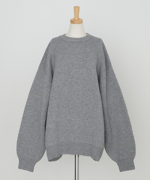 セール】バイカラーニットプルオーバー（ニット/セーター）｜meilmada