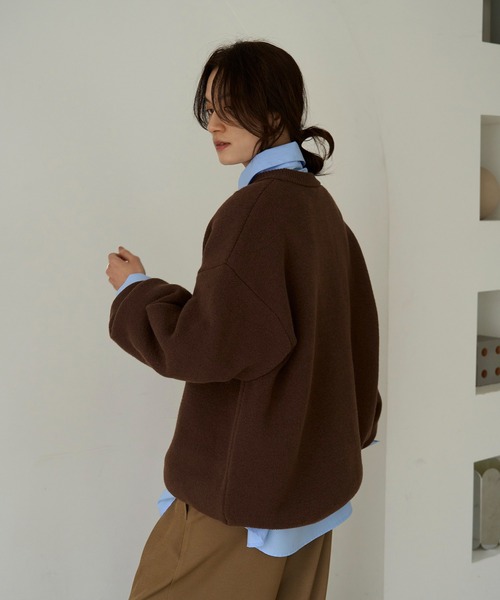 meilmada（メイルマダ）の「バイカラーニットプルオーバー（ニット