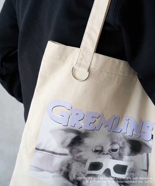 BIRTHDAY BAR(バースデイバー)の「【GREMLINS グレムリン】ギズモ トートバッグ(トートバッグ・レディース・アイボリー/グレー・0)」の10枚目の写真