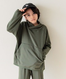 BAYFLOW（ベイフロー）の「[着心地抜群♪]ストレッチフリーススヌードプルオーバー(KIDS)（スウェット・キッズ）」