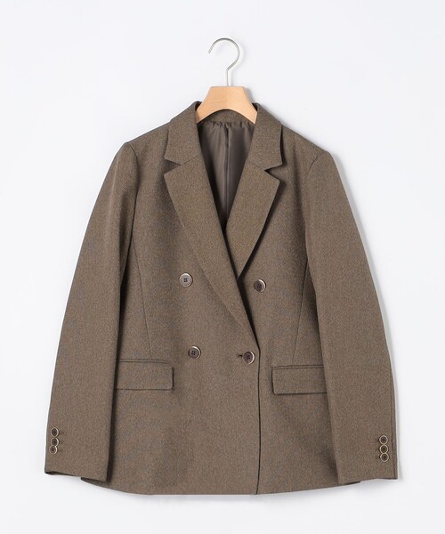 ツィードシャークテーラードダブルジャケット（テーラードジャケット