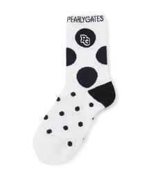 PEARLY GATES | 【PEARLY GATES】マルチドットミドルソックス (LADIES)(ソックス/靴下)