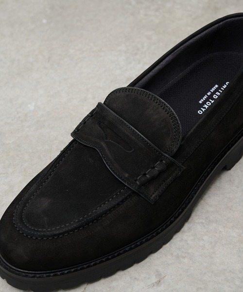 UNITED TOKYO（ユナイテッドトウキョウ）の「Vibram  NUBUCK LEATHER LOAFER（ローファー・メンズ・ブラック/ブラウン・1/2/3）」の9枚目の写真