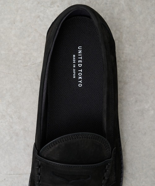 UNITED TOKYO（ユナイテッドトウキョウ）の「Vibram  NUBUCK LEATHER LOAFER（ローファー・メンズ・ブラック/ブラウン・1/2/3）」の12枚目の写真