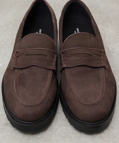 UNITED TOKYO（ユナイテッドトウキョウ）の「Vibram  NUBUCK LEATHER LOAFER（ローファー・メンズ・ブラック/ブラウン・1/2/3）」の13枚目の写真