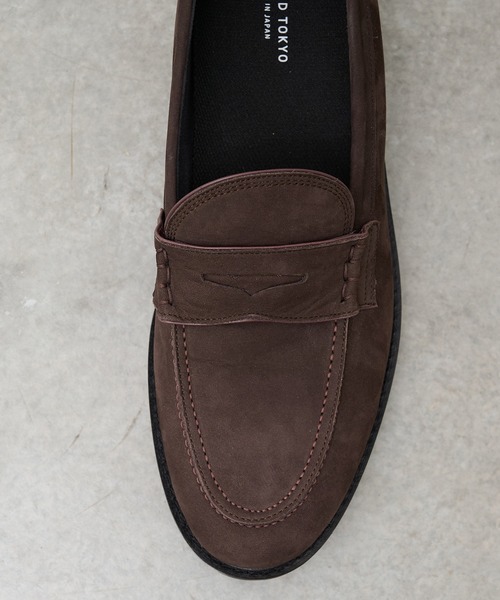 UNITED TOKYO（ユナイテッドトウキョウ）の「Vibram  NUBUCK LEATHER LOAFER（ローファー・メンズ・ブラック/ブラウン・1/2/3）」の21枚目の写真