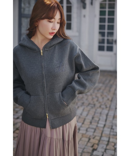 herlipto Smooth Knit Hoodie 新品 gray Smooth Knit Hoodie（パーカー）｜Her lip to（ハーリップトゥー）の