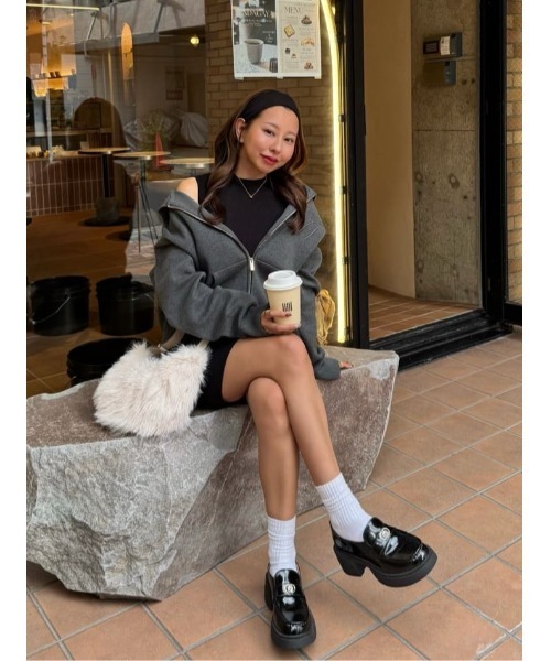 Smooth Knit Hoodie（パーカー）｜Her lip to（ハーリップトゥー）の