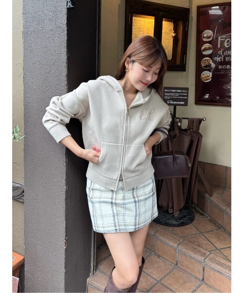 Smooth Knit Hoodie（パーカー）｜Her lip to（ハーリップトゥー）の