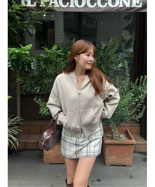 Smooth Knit Hoodie（パーカー）｜Her lip to（ハーリップトゥー）の