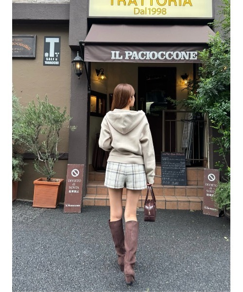 Smooth Knit Hoodie（パーカー）｜Her lip to（ハーリップトゥー）の