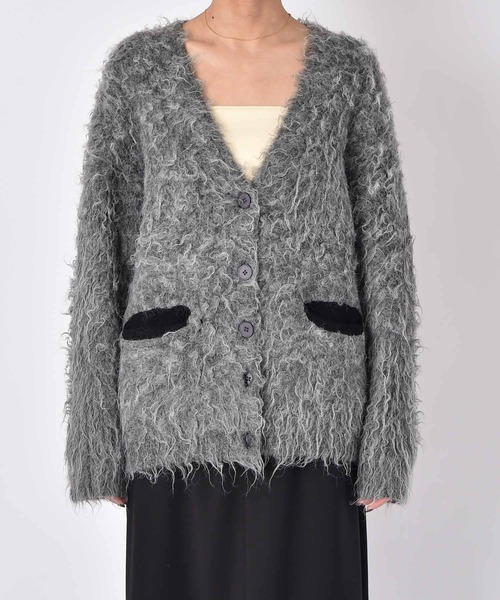 セール】シェービングニットカーディガン（カーディガン/ボレロ