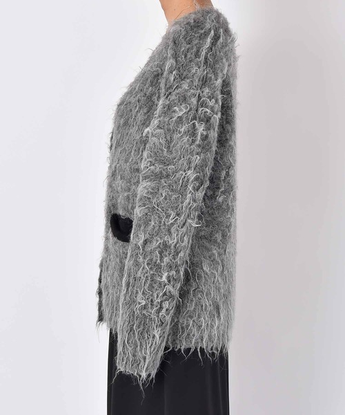 セール】シェービングニットカーディガン（カーディガン/ボレロ