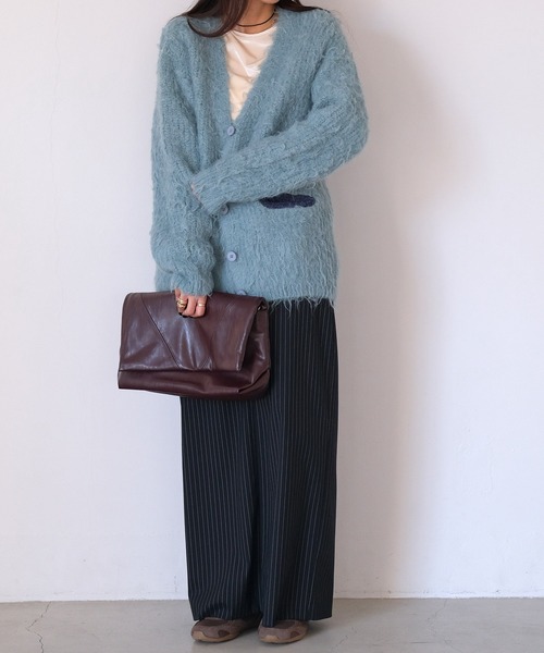 セール】シェービングニットカーディガン（カーディガン/ボレロ