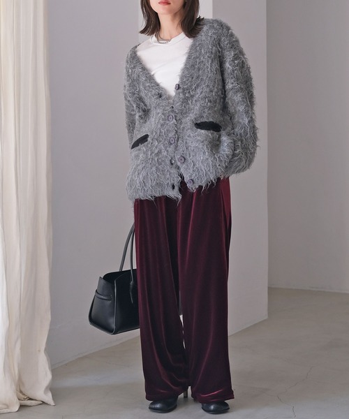 セール】シェービングニットカーディガン（カーディガン/ボレロ