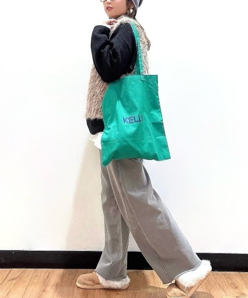 Right-on(ライトオン)の「【HONEYSUCKLE ROSE】フェイクファー ベスト (エコファー / 体型カバー)(ベスト・レディース・ブラウン/ライトベージュ・L/M)」の8枚目の写真