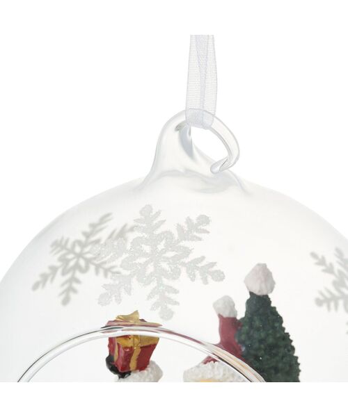 ガラスオーナメント サンタ ドーム（インテリア雑貨）｜Francfranc