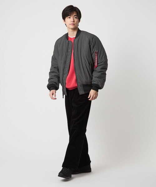 別注】＜ALPHA INDUSTRIES＞リバーシブル MA-1 フライトジャケット