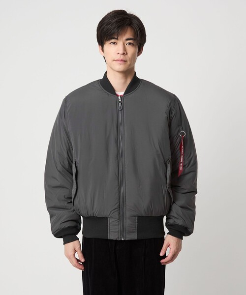 ALPHA✨MA-1 フライトジャケット XL ブラック リバーシブル 別注】＜ALPHA INDUSTRIES＞リバーシブル MA-1 フライトジャケット