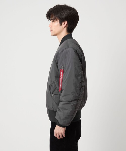 別注】＜ALPHA INDUSTRIES＞リバーシブル MA-1 フライトジャケット