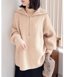 reca | ハーフジップニット(ニット/セーター)