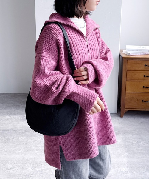 セール】ハーフジップニット（ニット/セーター）｜reca（レカ）の