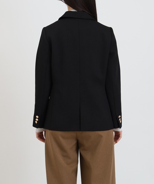 TRUDEA（トルディア）の「金釦ダブルブレストジャケット（テーラードジャケット・レディース・ネイビー/ブラウン/ブラック・SMALL/MEDIUM/LARGE）」の10枚目の写真