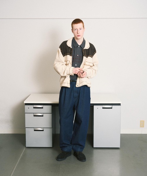 PHINGERIN（フィンガリン）の「【PHINGERIN/フィンガリン】PG1 KNIT（ニット/セーター・メンズ・ベージュ/ネイビー/ワイン・S/M/L/XL）」の13枚目の写真