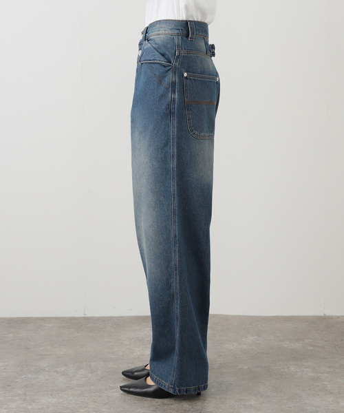 Gimaguas(ギマガス)の「Gimaguas / ギマガス BACK TROUSERS(デニムパンツ・レディース・ブルー・32/34)」の16枚目の写真