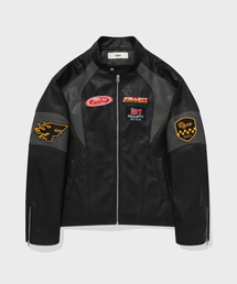 Fallett（ファレット）の「アートクラブバイクジャケットブラック（ライダースジャケット）」