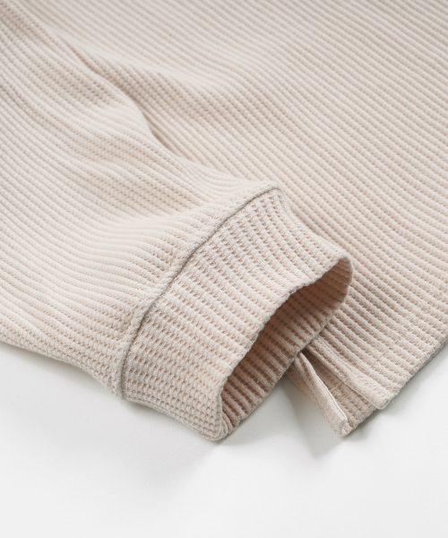 FRIZMWORKS(フリズムワークス)の「OVERSIZED WAFFLE POCKET TEE 002 _ CREAM(Tシャツ/カットソー・メンズ・その他・MEDIUM/LARGE/X-LARGE/SMALL)」の6枚目の写真