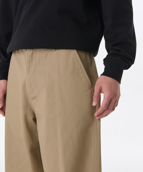 MUSINSA STANDARD（ムシンサスタンダード）の「コットンバルーンパンツ [ベージュ]（その他パンツ・メンズ・その他・31/33/26/27/28/29/40/38/36/34/32/30）」の4枚目の写真